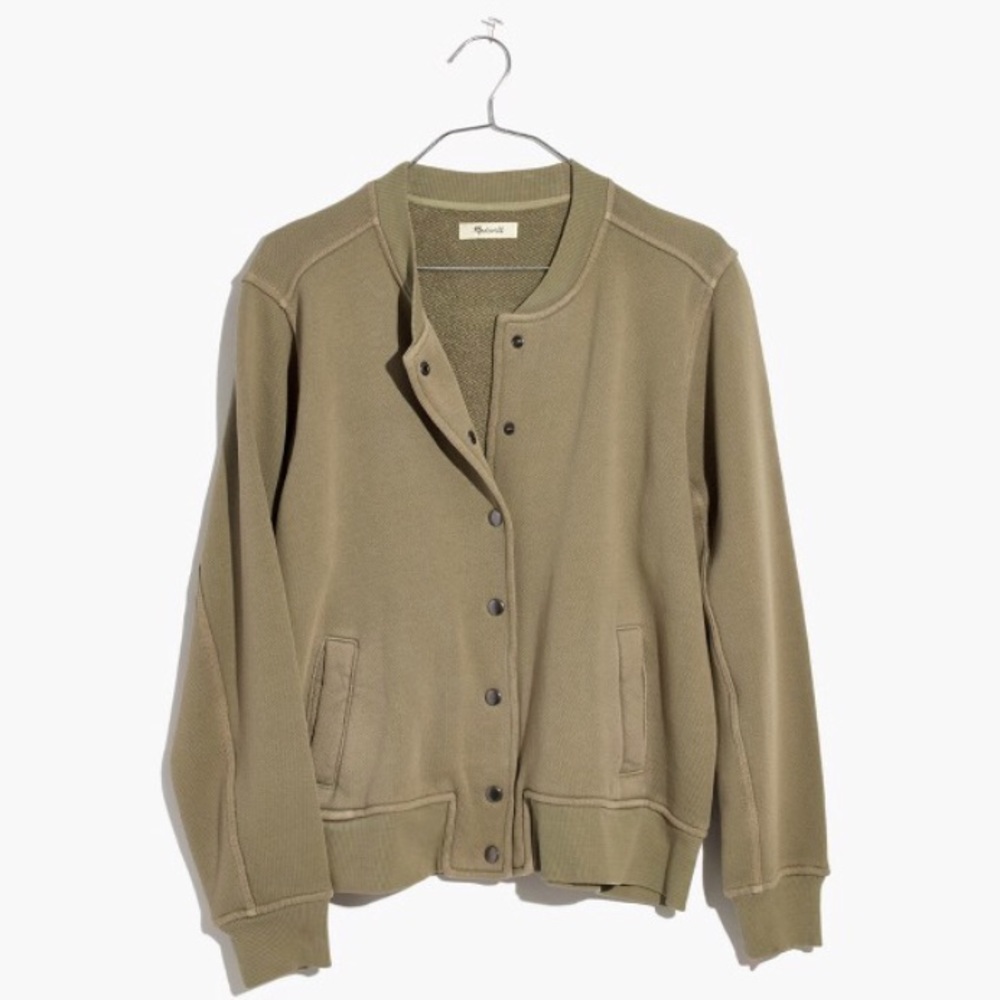 Madewell Bomber Sweatshirt